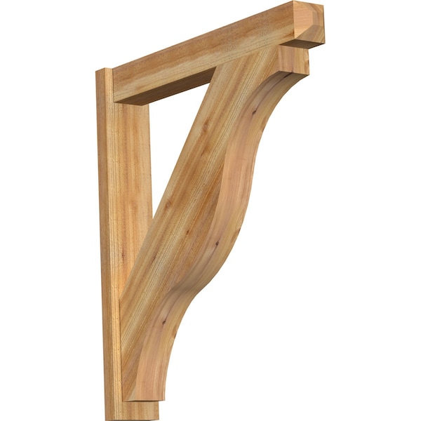 Ekena Millwork Funston Craftsman Rough Sawn Outlooker, Western Red Cedar, 6"W x 36"D x 40"H OUT06X36X40FST04RWR - main